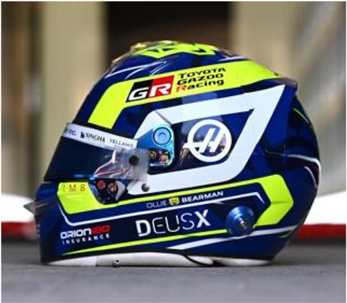 TGR Haas F1 Team - Ollie Bearman - 2026 1:5 Helmet